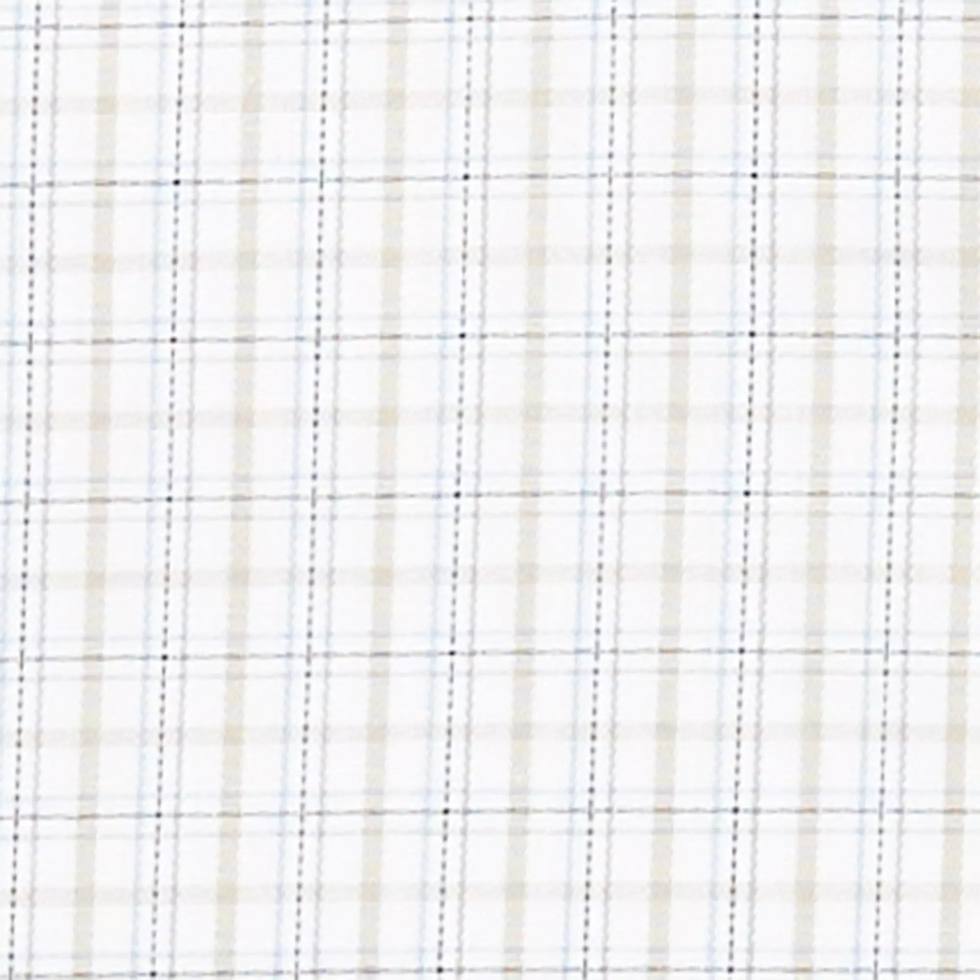 Beige & White Slim Fit Shadow Casual Check Formal Shirt