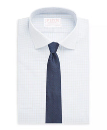 Blue & Brown Classic Fit Alumo Grid Check Formal Shirt