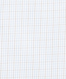 Blue & Brown Classic Fit Alumo Grid Check Formal Shirt