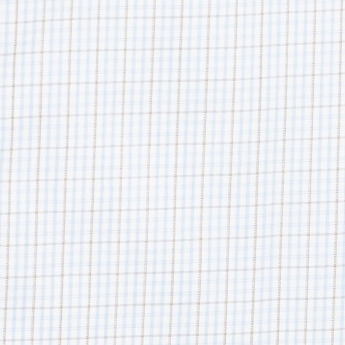 Blue & Brown Classic Fit Alumo Grid Check Formal Shirt