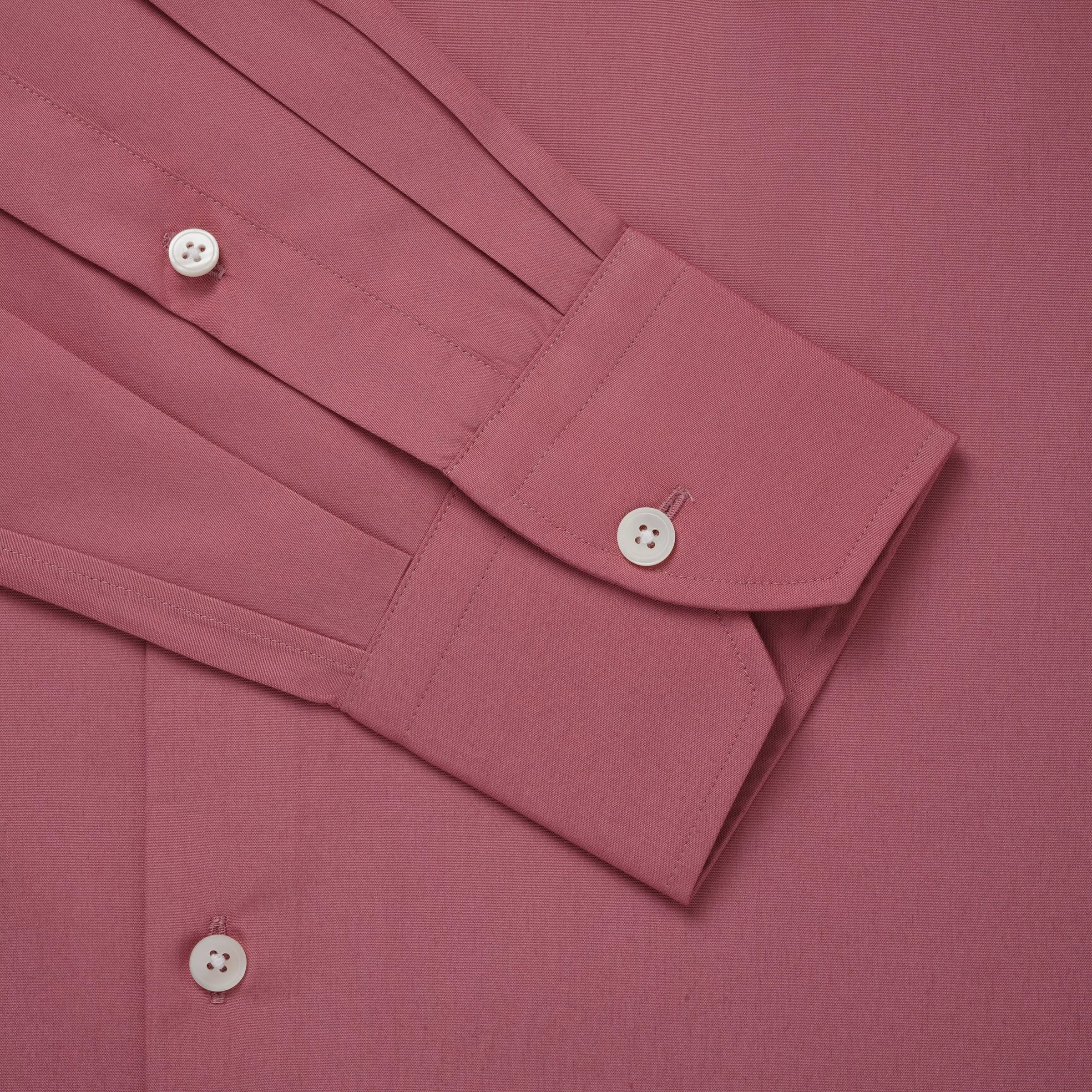 Pink Classic Fit Plain Cotton Formal Shirt