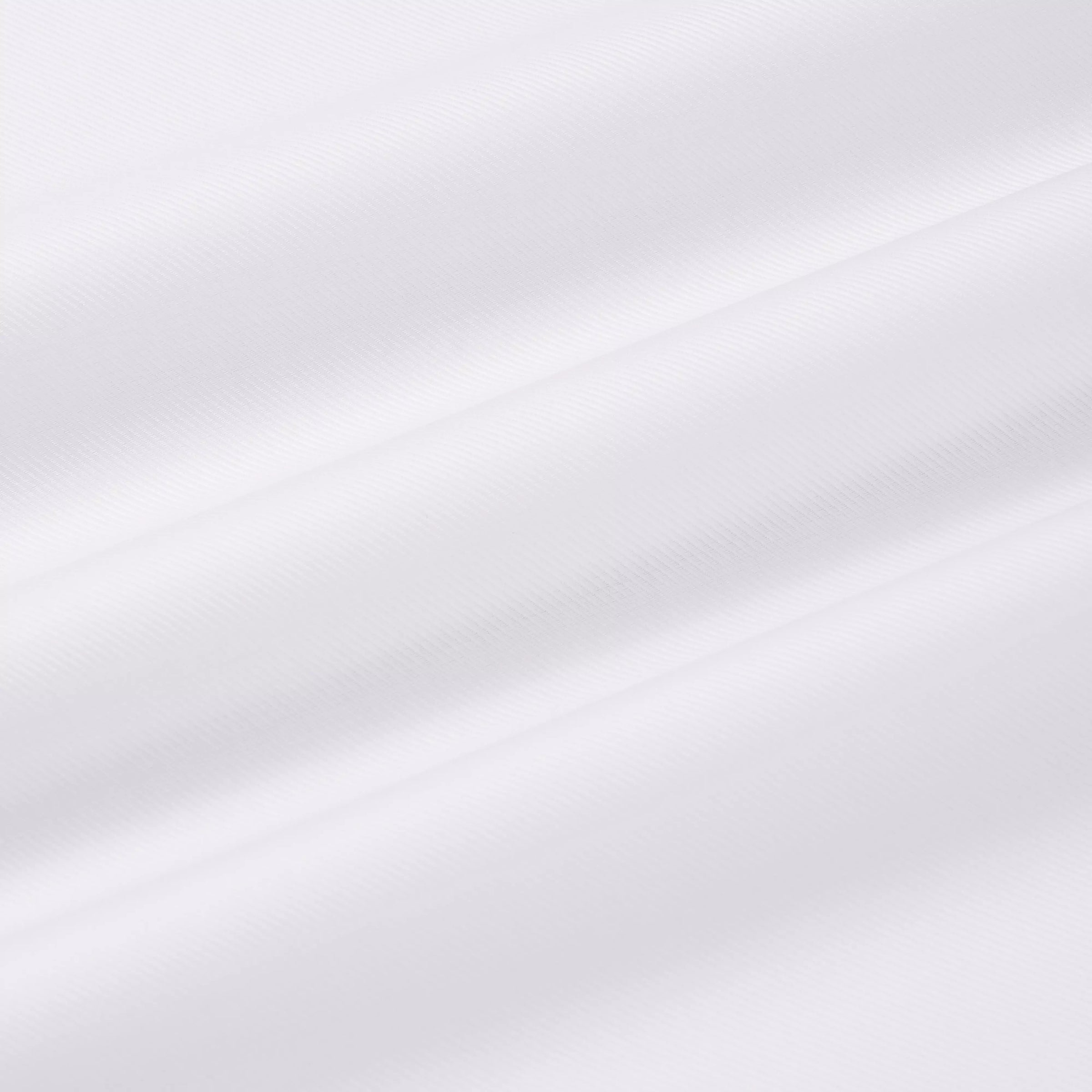 White Tailored Fit Twill Formal Shirt